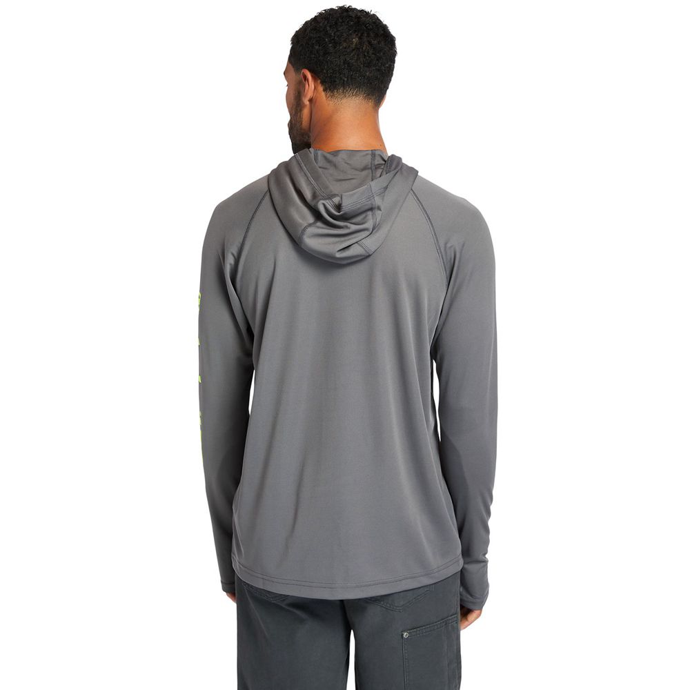 Sudadera Timberland Hombre Pro® Wicking Good Hoodie Gris Oscuro - Chile GAJ-604327